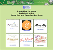 Tablet Screenshot of golfandgamble.com